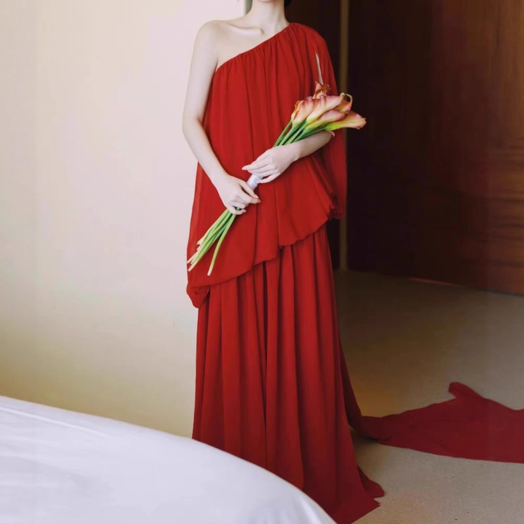 Sleeveless A-Line Long Dress, picture 3 of 5