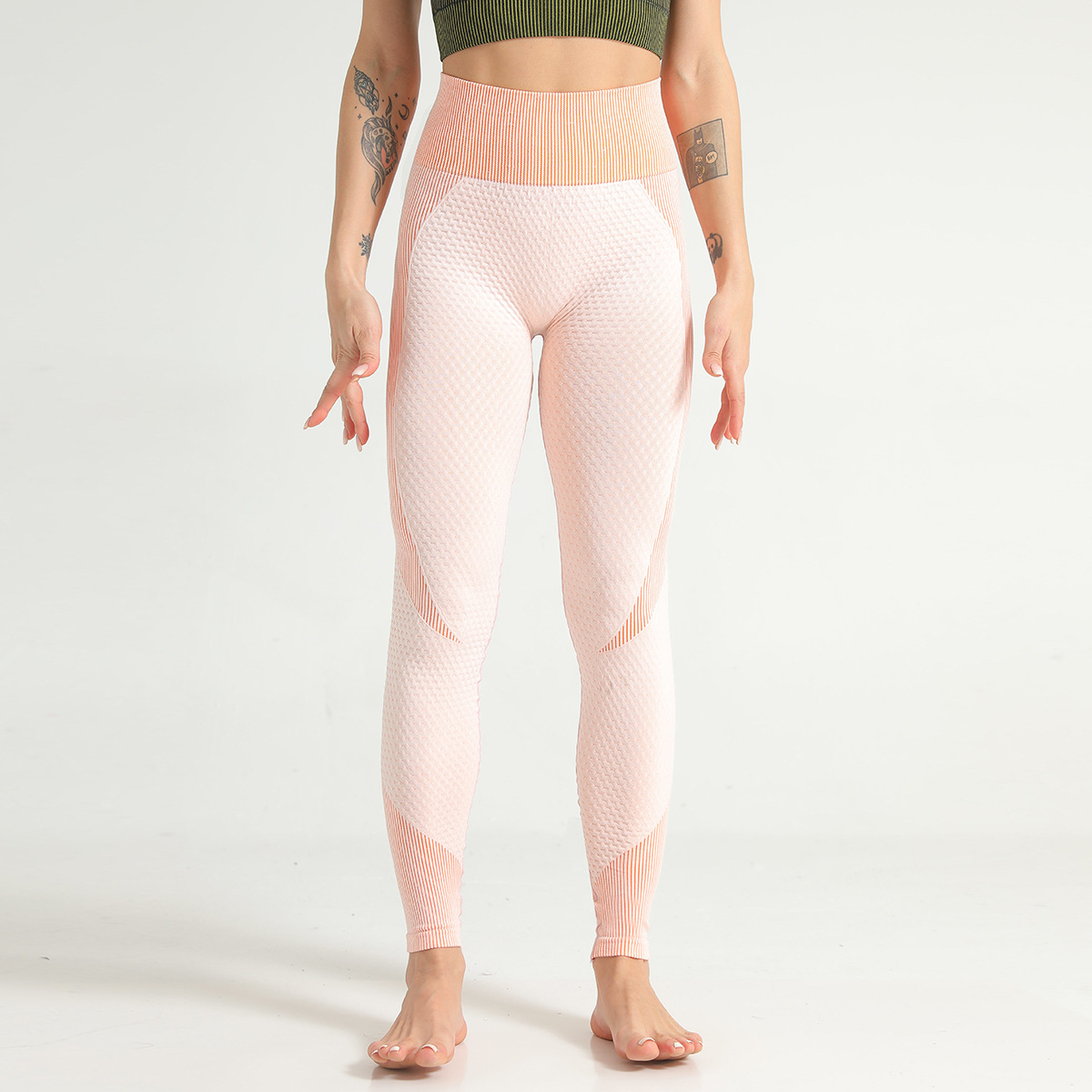 Title 12, European and American Peach Hip Fitness Pants f...