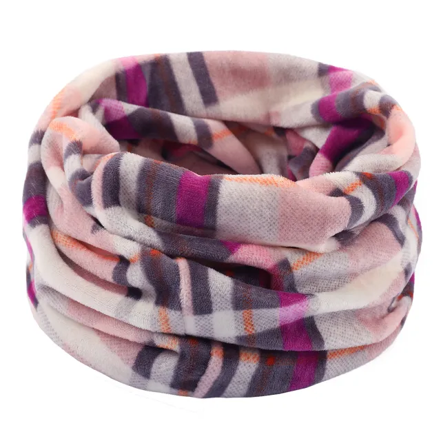 Warm Short Velvet Double layer Knitted Scarf No 18 - Shop at LoveMi