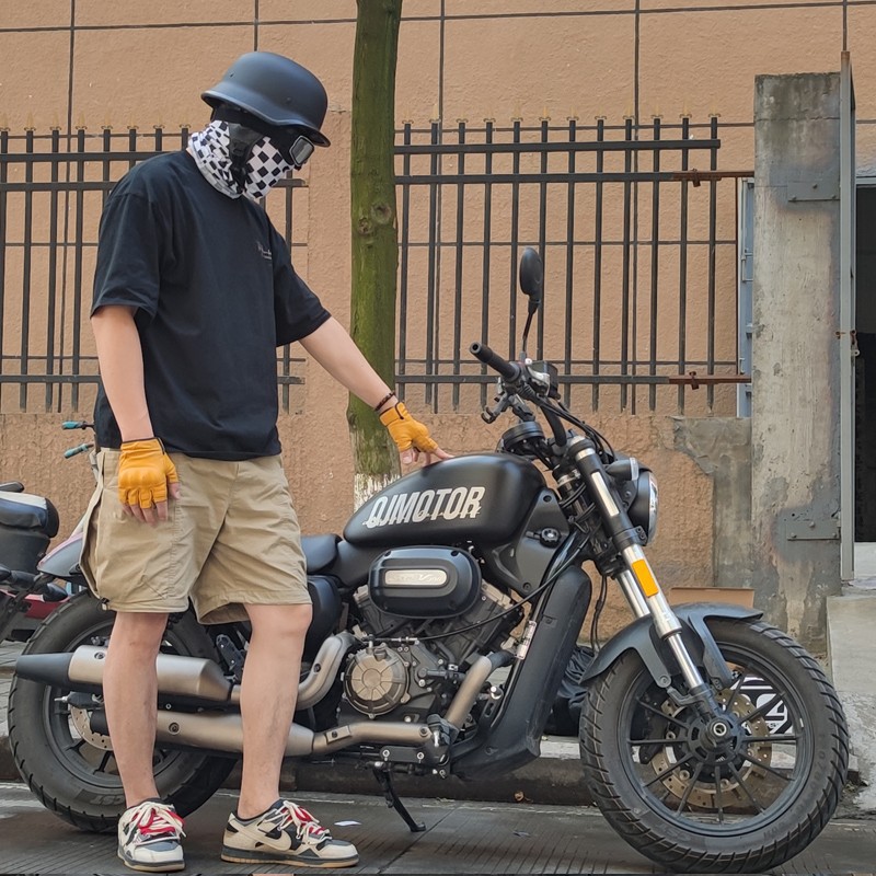 3C German Retro Soldier Helmet Motorcycle Helmet Summer - Image 16