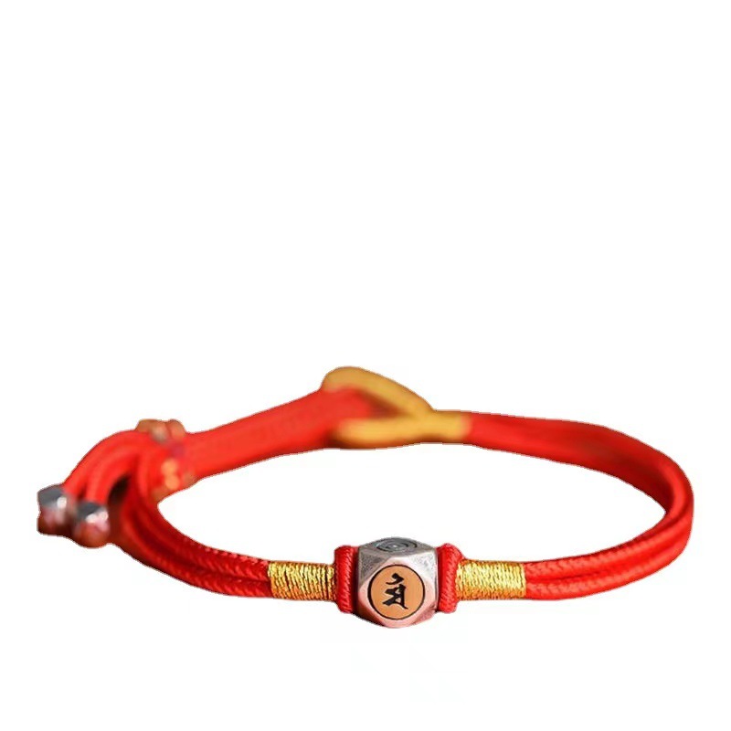 Lucky Beads Silver Jewelry Woven Hand Strap - Image 17