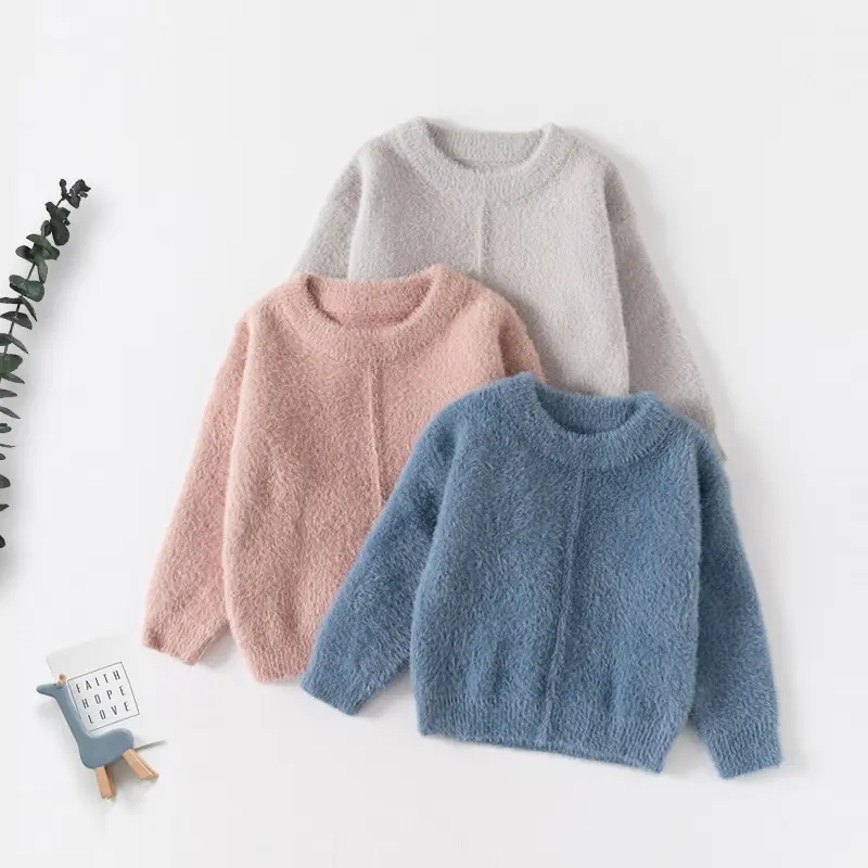 New-Style Mink-Fleece Childrens Sweater