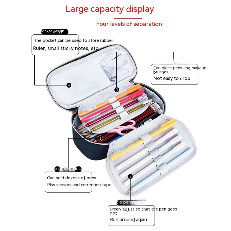Children's Multifunctional Pencil Case - Image 2