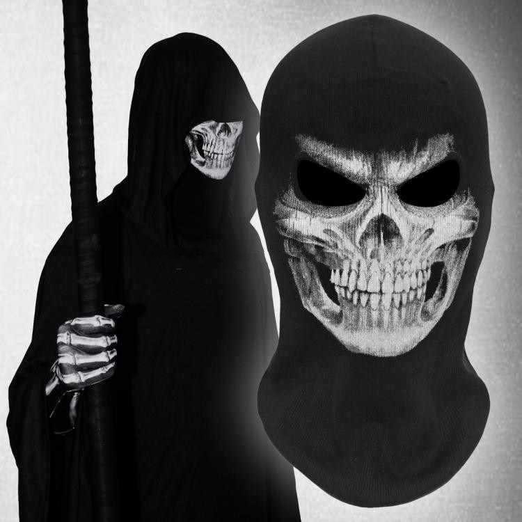 Cagoule crâne Halloween en polyester — 8 styles 6