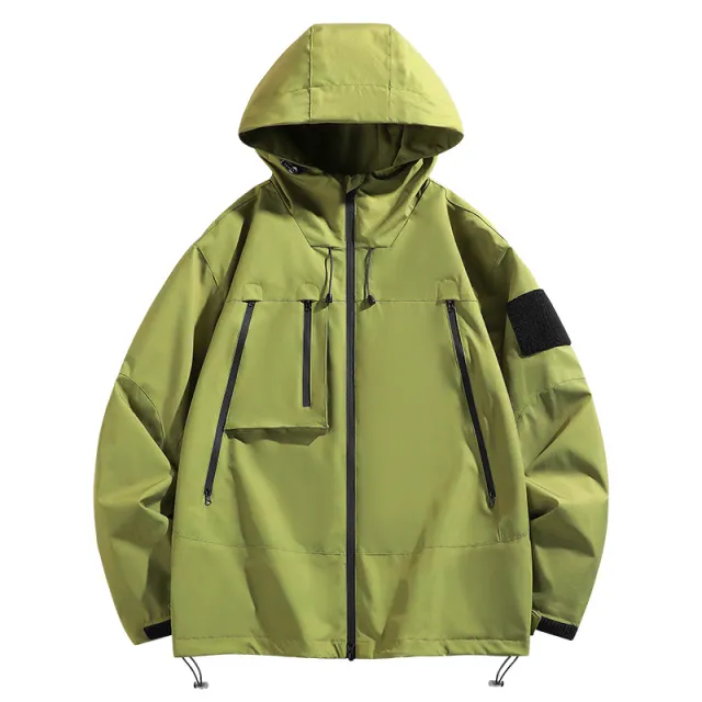 Couple Outdoor Jacket Coat Men's And Women's Jacket Green - Shop at LoveMi