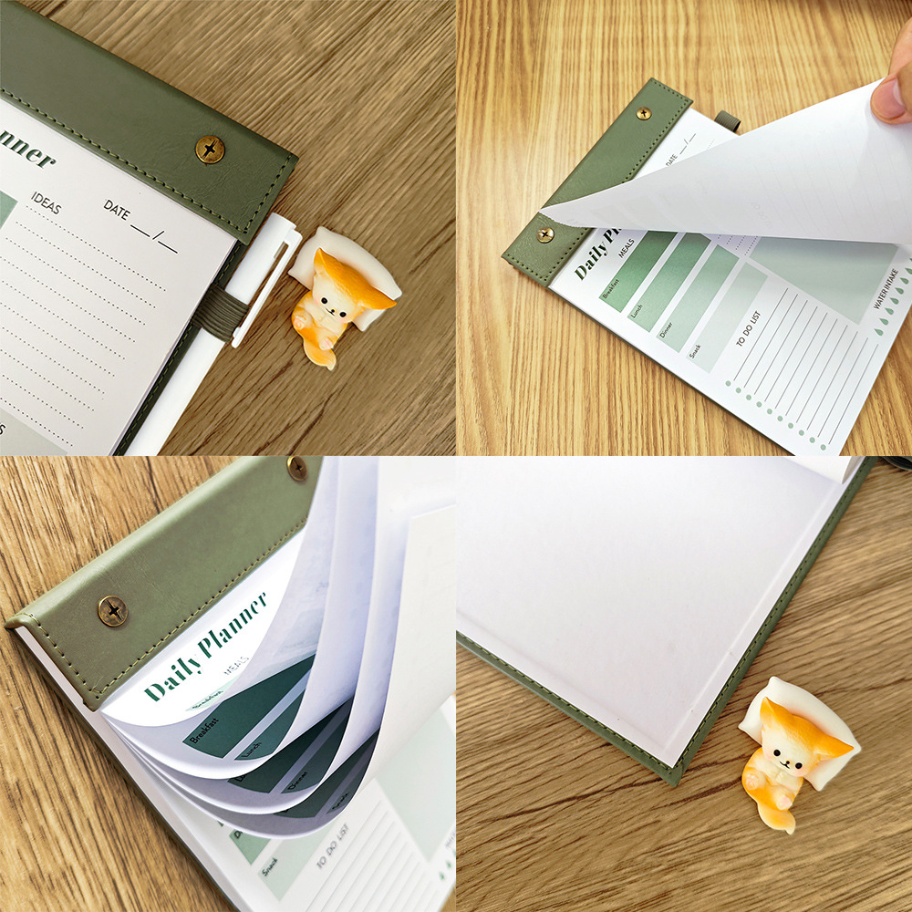 Tearable Notebook With Dot-Matrix Lined Loose-leaf Pages 6