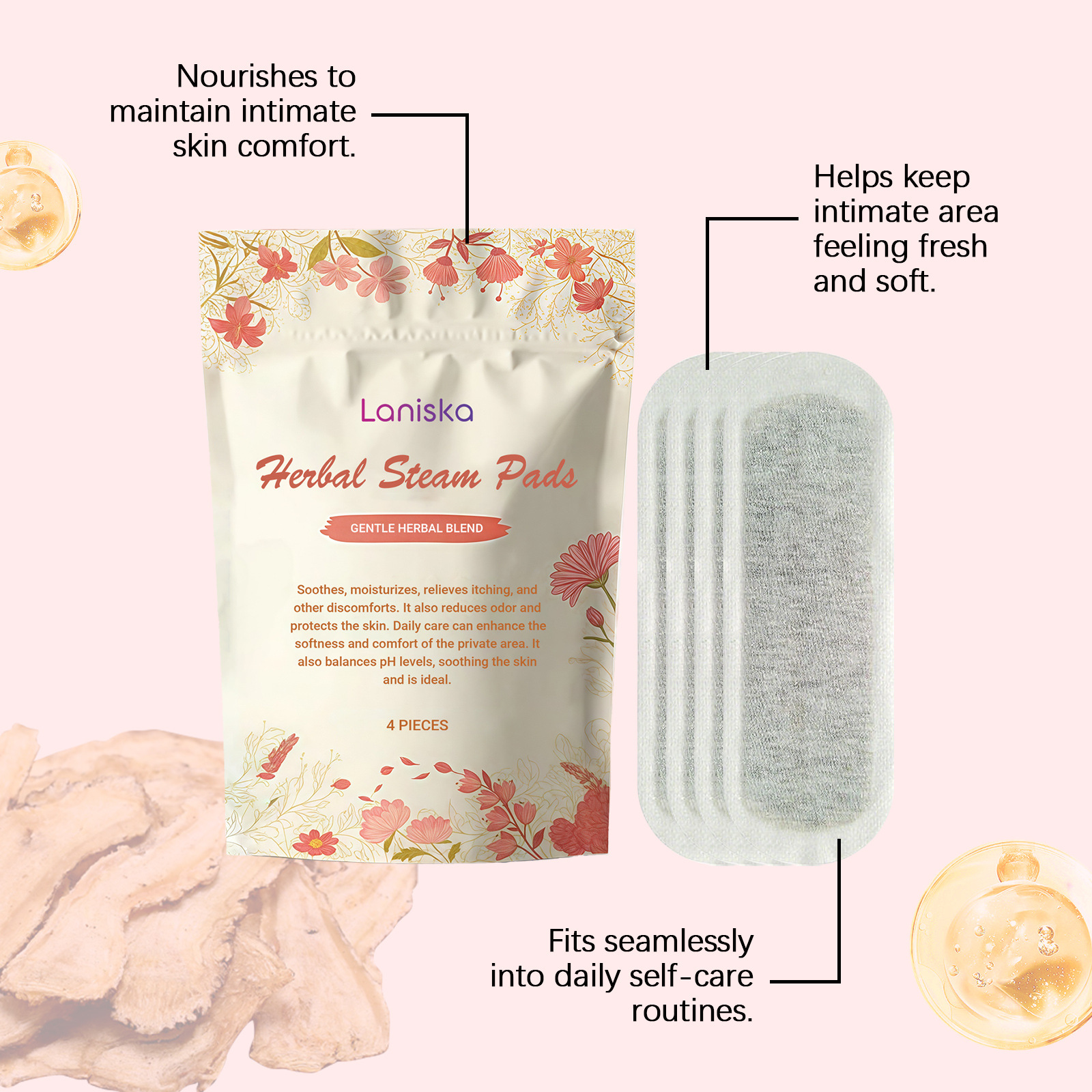 Women's Health Nursing Adhesive Bandage Mild Ingredients Care