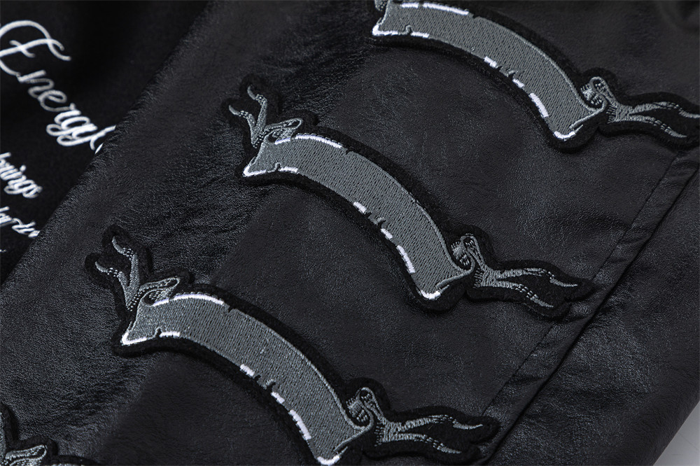 Machine Embroidery Baseball Uniform Jacket Male - Image 12