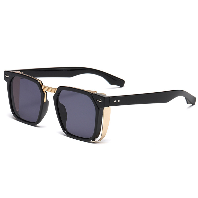 Retro Personalized Rice Nail Y2k Box Sunglasses - Image 6