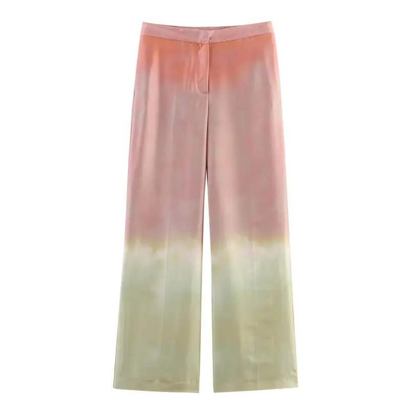 Tie-dye Printed Top Midi Skirt Dress