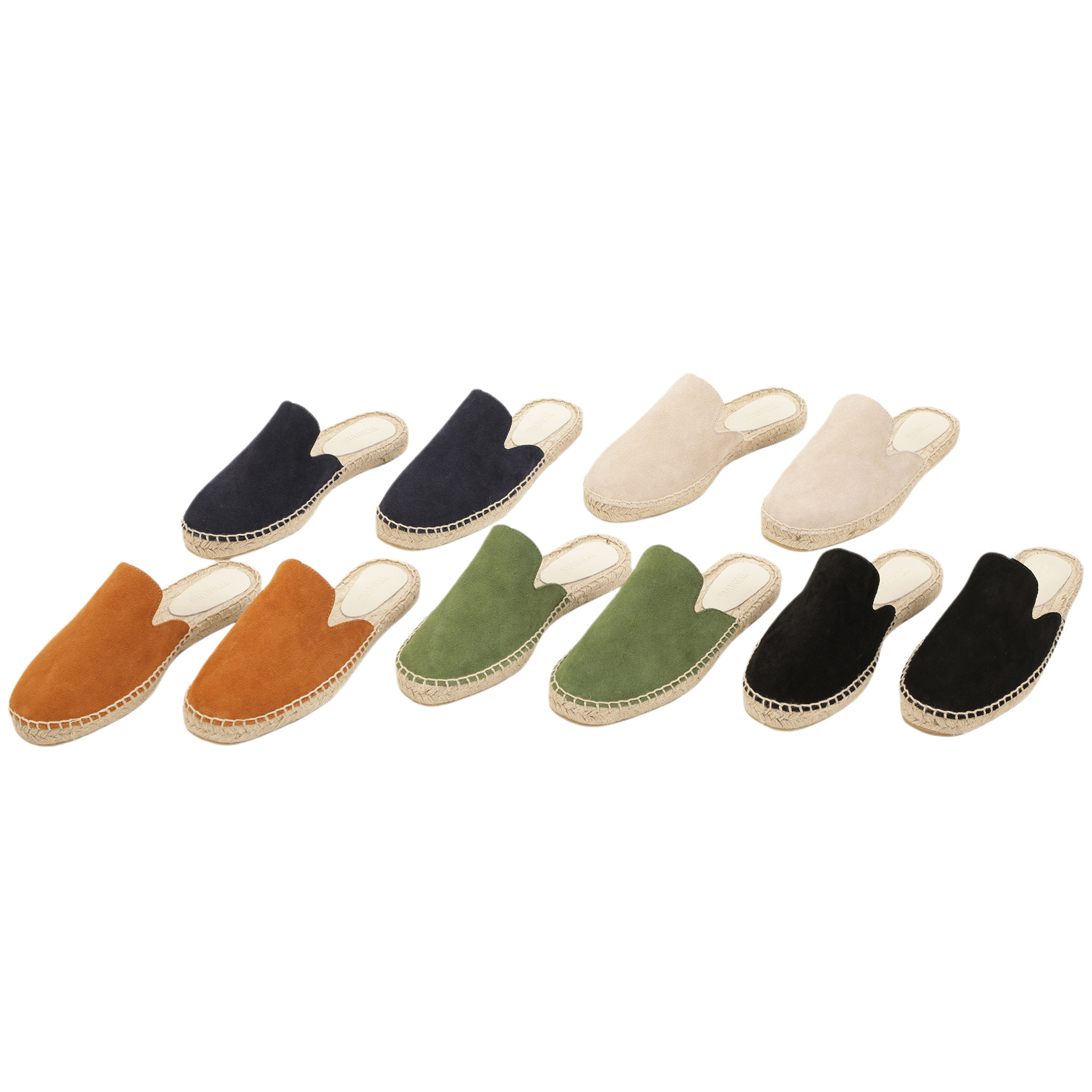 Handmade Hemp-soled Fisherman's Shoes Woven Canvas And Nubuck Leather Toe-cap Slippers