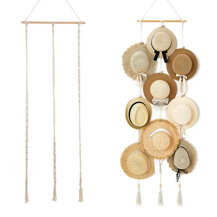 Storage Rack Multi-layer Wall-mounted Clip-on Hanging Cap Tassel Ornaments