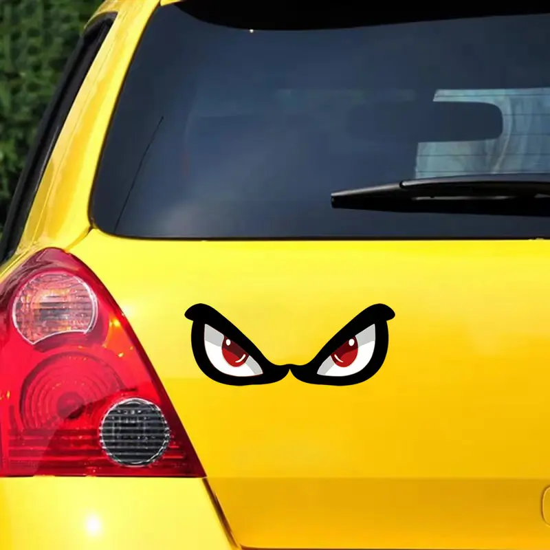 3D Simulation Shark Sticker Eye Rearview Mirror