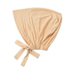 New Elastic Elastic Lace-up Ethnic Headscarf Chemotherapy Base Hat - 11 Beige - View 1