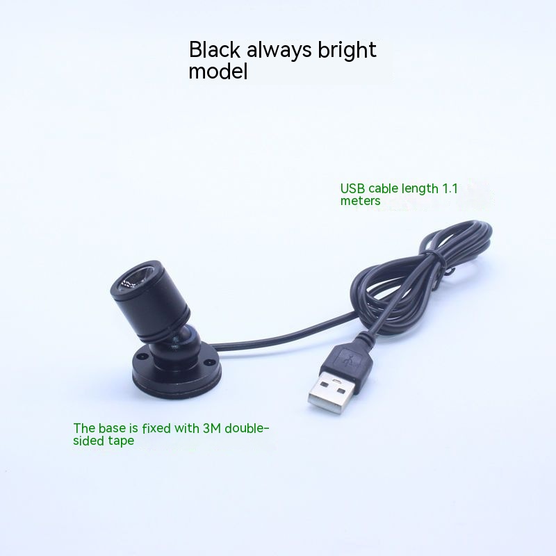 Mini Led Small Spotlight Model Decorative Crystal Fish Tank Colorful Color Changing Light 5V Usb Spotlight