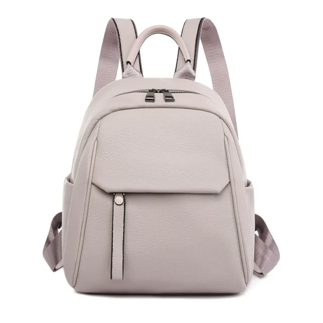 New Stylish And Artistic Soft leather Women's Backpack Purple - Shop at LoveMi