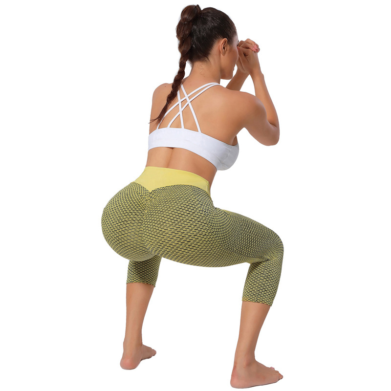 Title 36, Beautiful Peach Buttocks Skinny Cropped Yoga Pa...