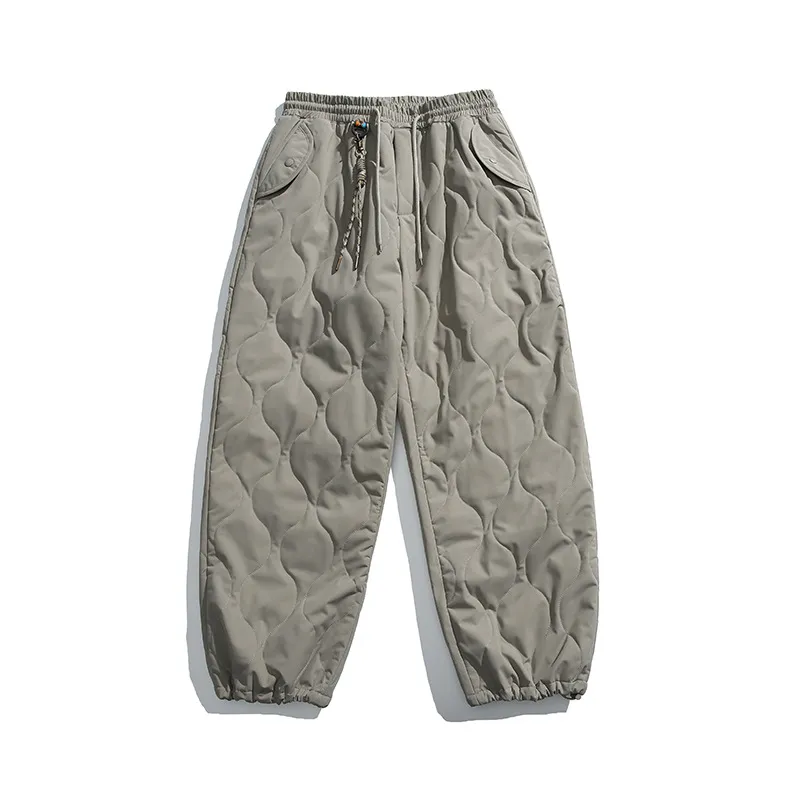 New Men's Loose Velvet Thickened Leisure Tappered Sweatpants