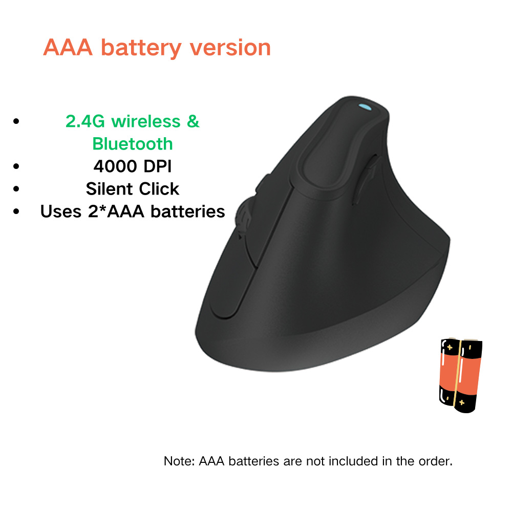 Carefully Selected Ergonomic Vertical Wireless Mouse 6