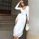 Long Sleeve Design Dress
