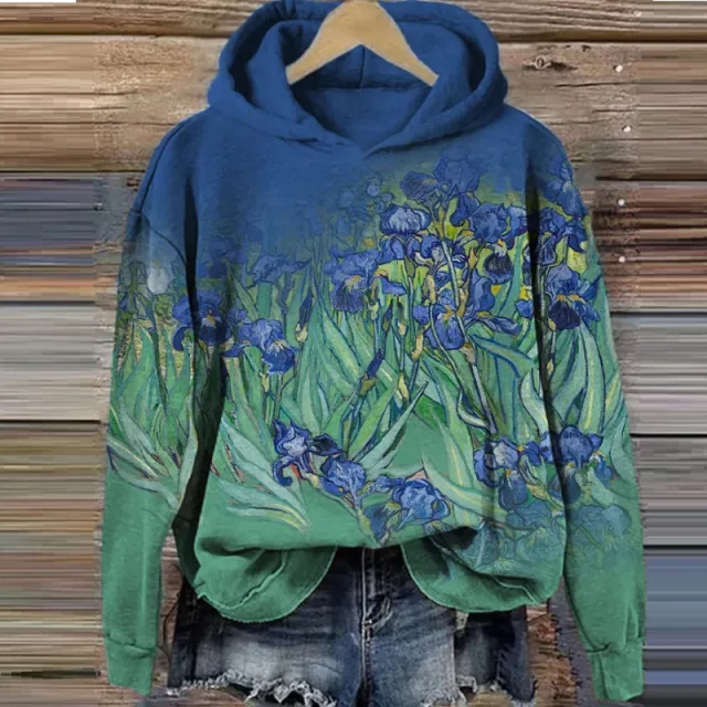 Comfortable Contrast Hoodie Inspired By Iris - Shop at LoveMi