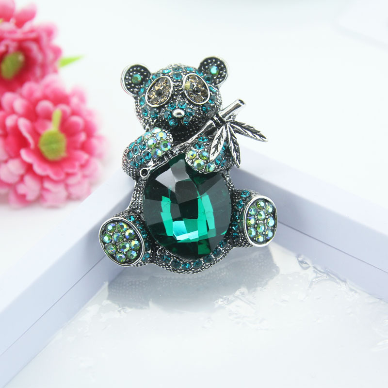 Green Crystal Panda