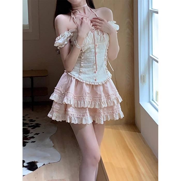 Lace Slim Fit Top For Women Gentle And Tender