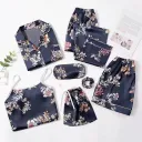 Blue Background Floral