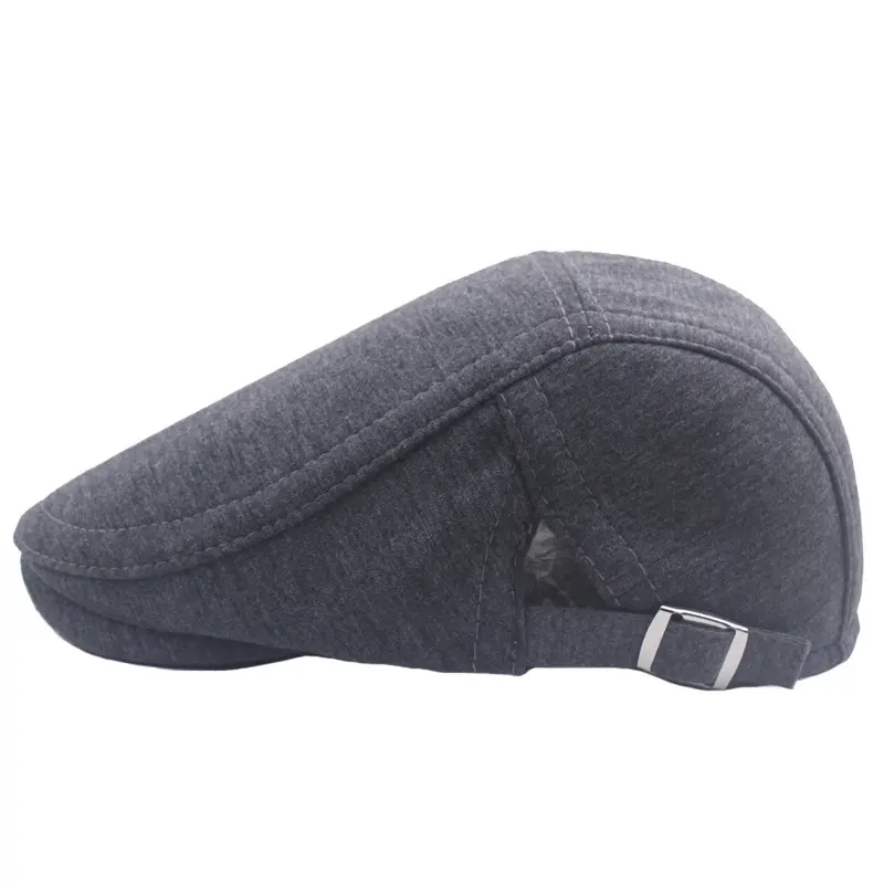 Men's Classic Flat Top Adjustable Newsboy Cap British Style