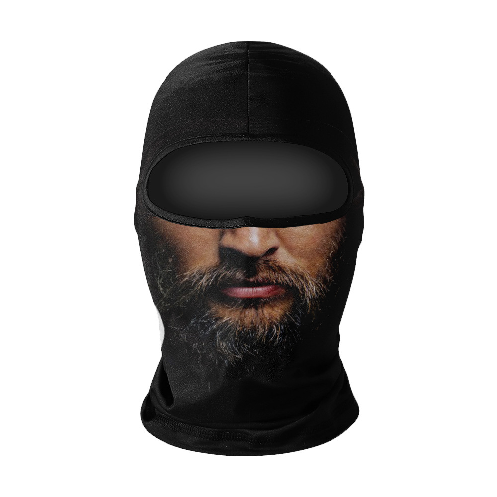 Summer Breathable Full Face Outdoor Sun Protection Quick-drying Ice Silk Headgear 44