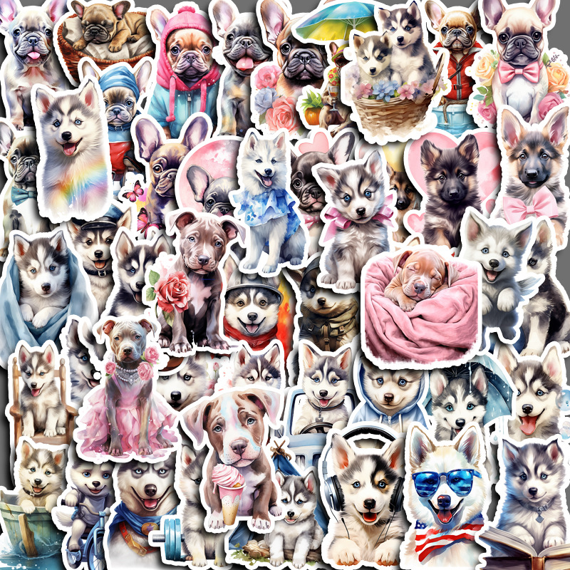 50PCS Cute Dogs