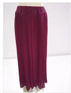 Loose Plus Size Summer Dress - Wine Red - View 1