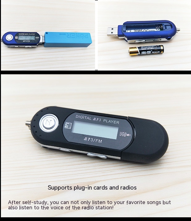 USB Direct Plug-in Ultra-long Standby Screen MP3 With Lyrics Display - Image 9
