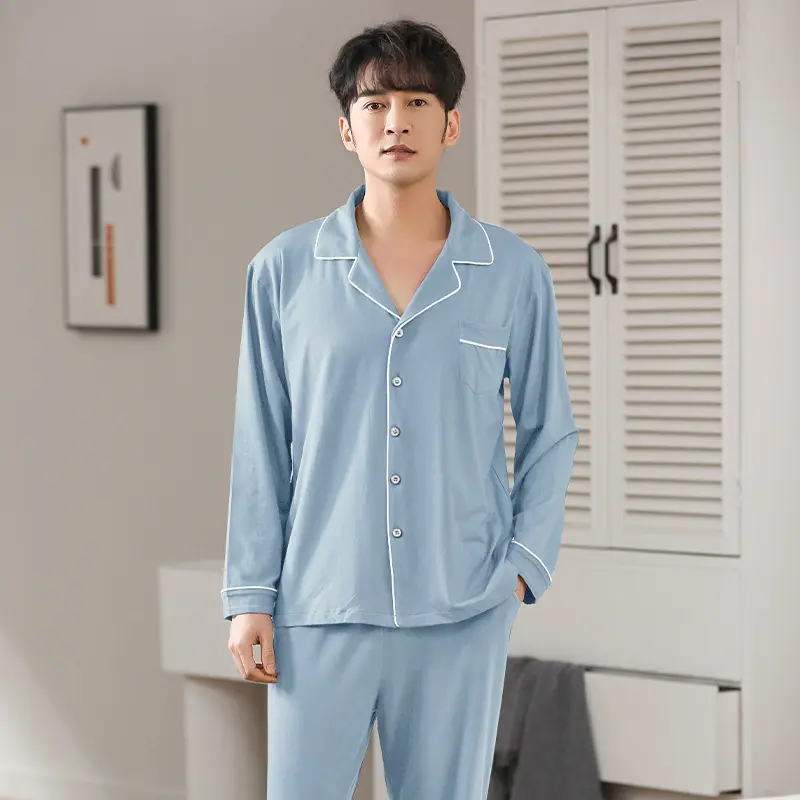 Modal Pajamas Men's Spring And Autumn Long