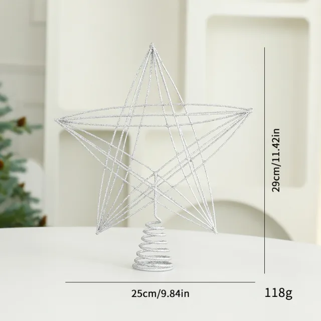 Eight Awn Star Champagne Christmas Decoration Ornaments Color 6 - Shop at LoveMi
