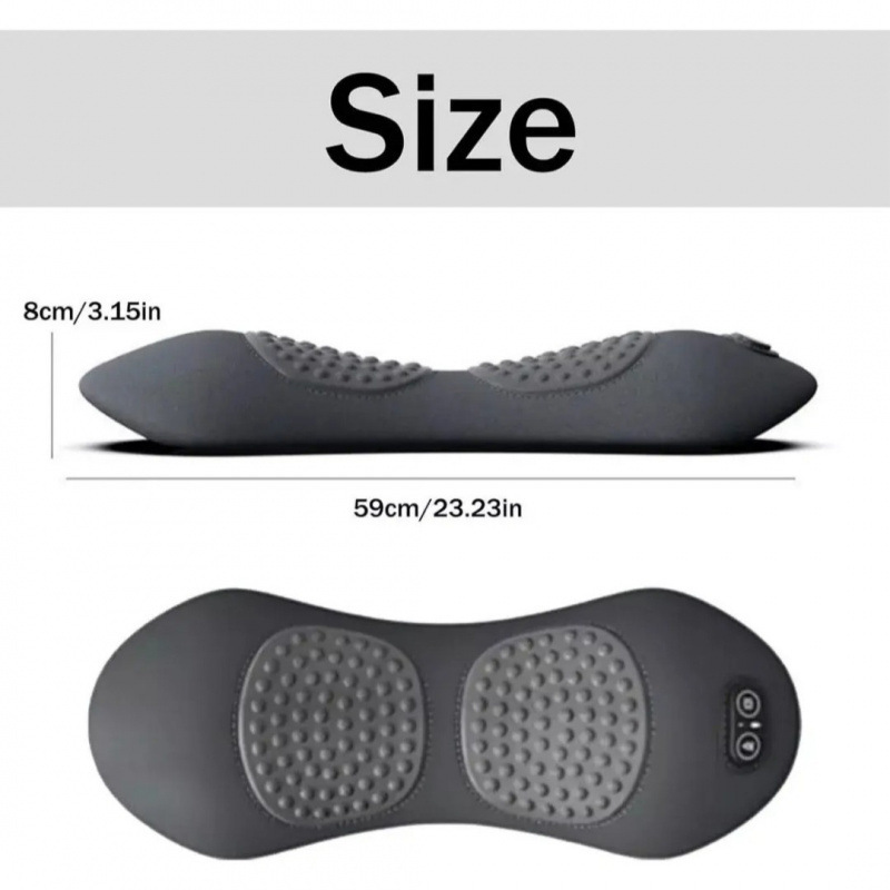 Lumbar Pillow Massage Heating Waist Pad 6