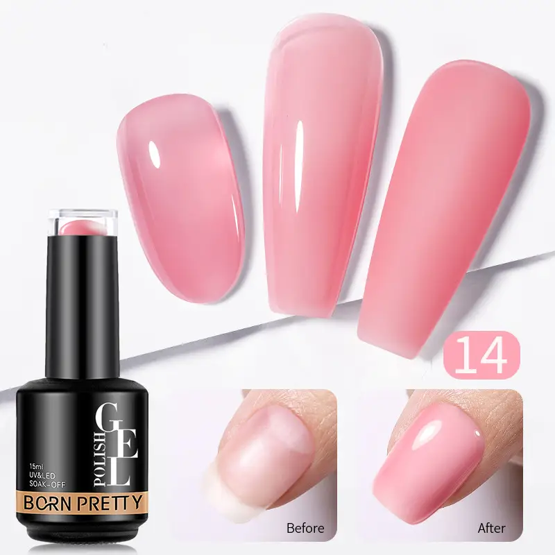 Nail Color Powder Transparent Function Phototherapy Plastic