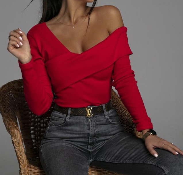 Fashion Women's Wear Slim-fit Solid Color T-shirt