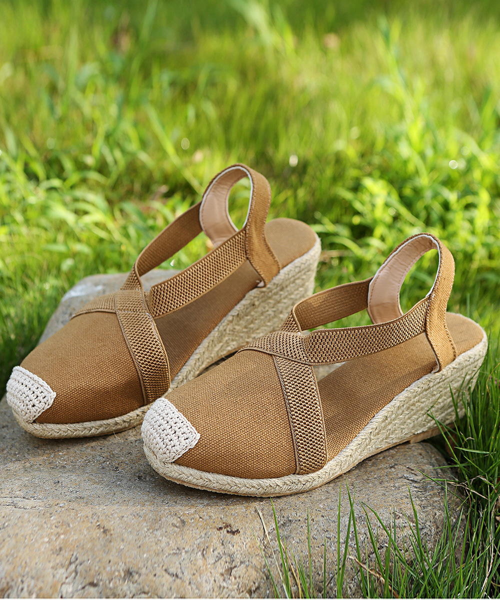 Title 11, New Style Thick Soled Sandals Womens Slope Hee...