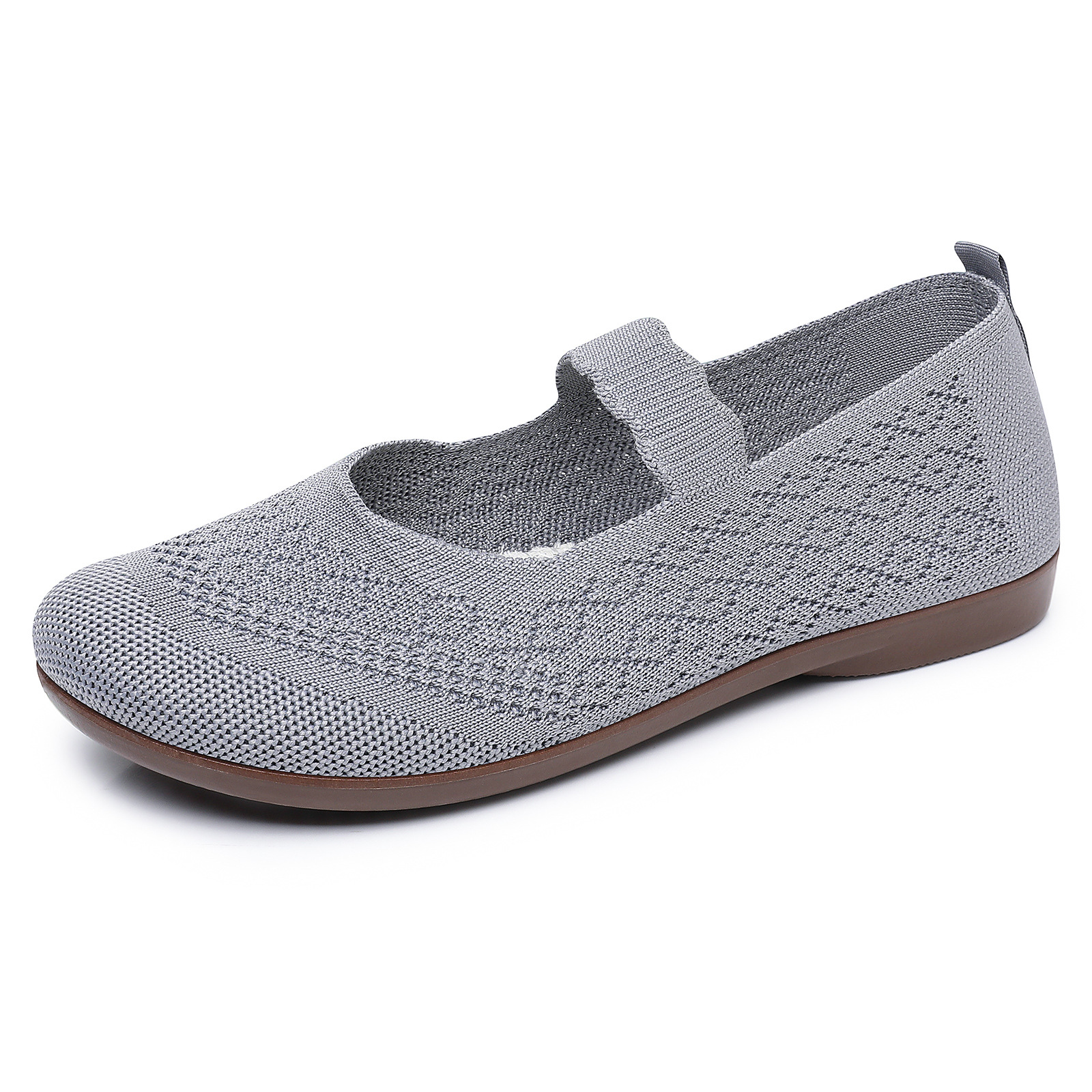 Womens Versatile Soft-soled Non-slip Slip-on Cloth Shoes