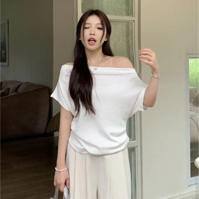 American Off shoulder Top White - Shop at LoveMi