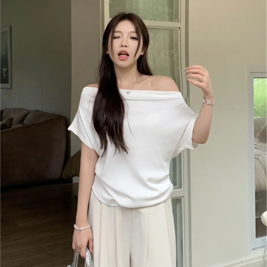 American Off-shoulder Top - White