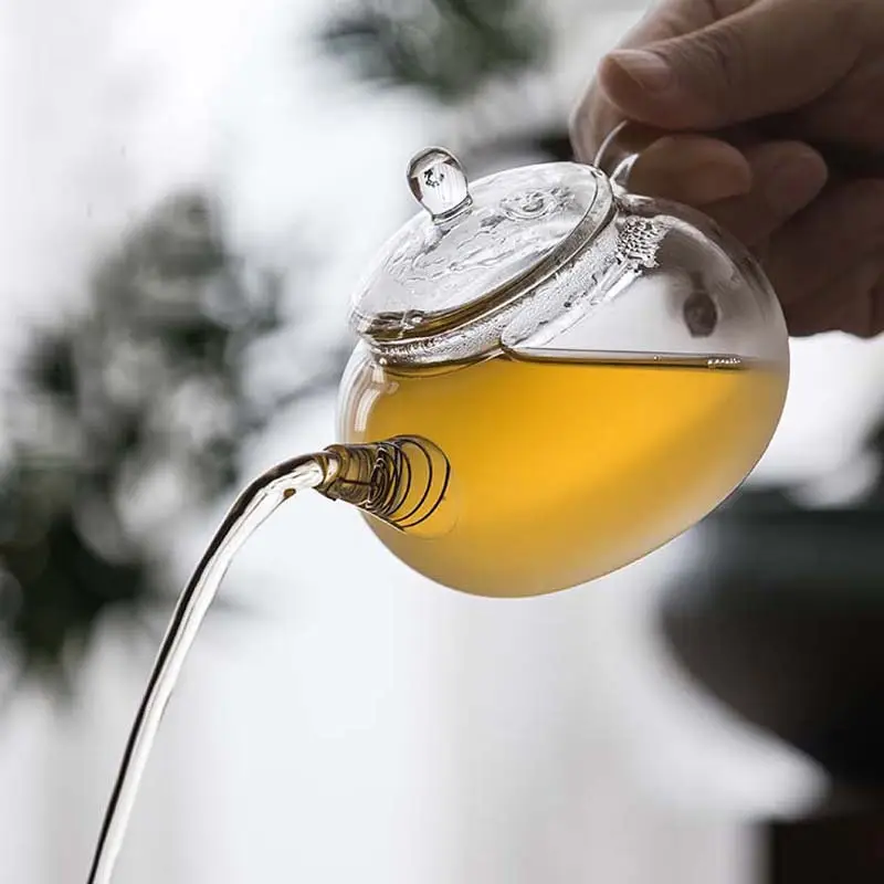 Small Glass Teapot For One Person