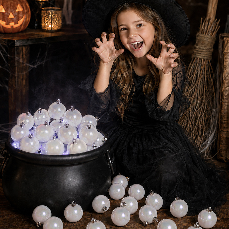 Halloween Ghost House Party Ornaments, picture 2 of 4
