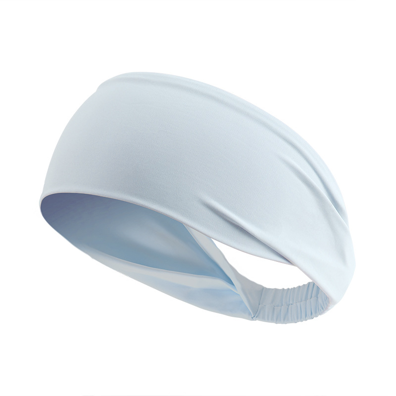 Wide Sweat-wicking Band For Sports Fitness, And Yoga