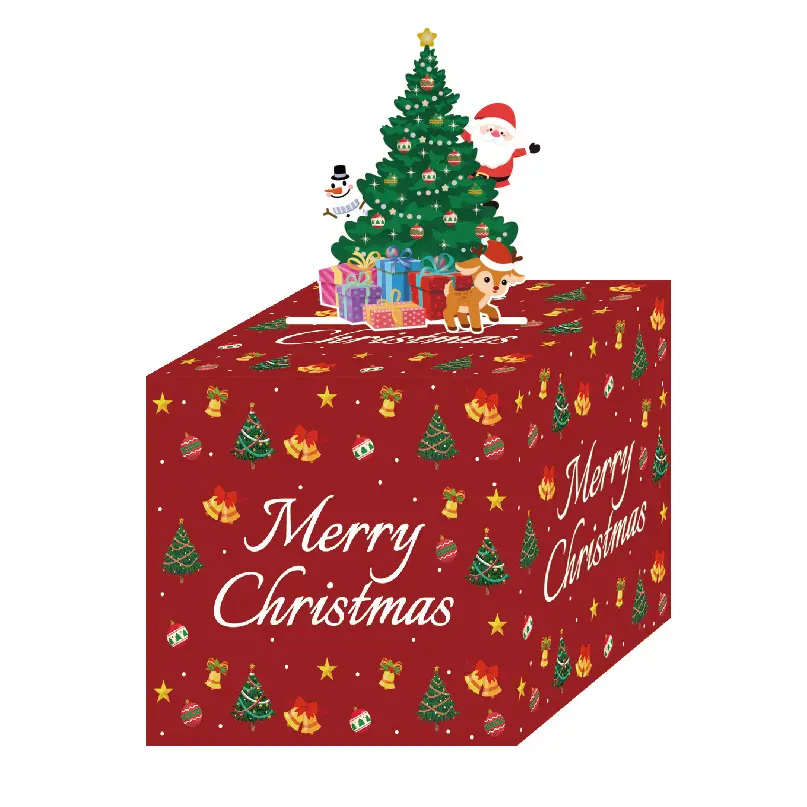 Red Christmas Money Box Party