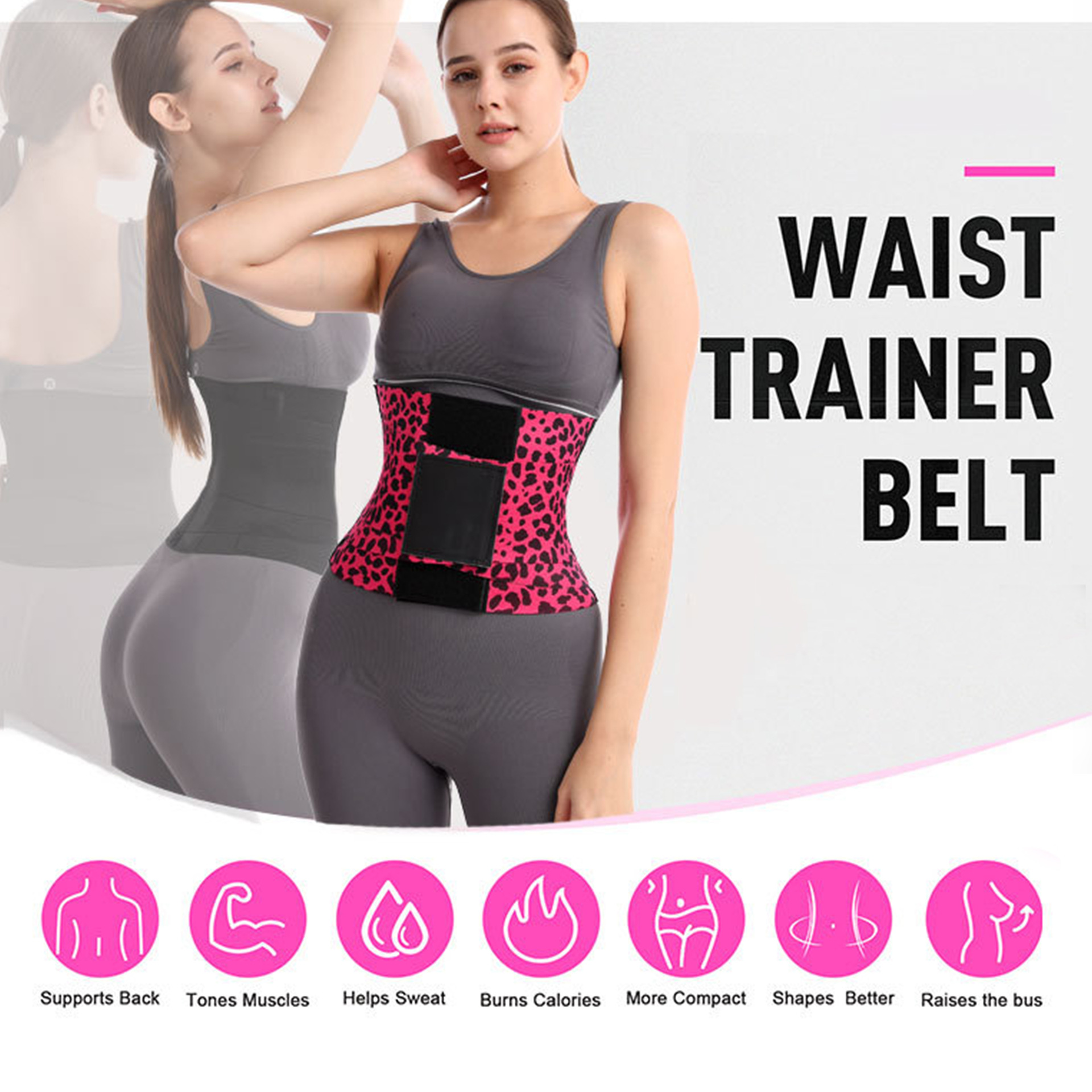 Tummy-control Shapewear Belt With Triple-layer Wrapping