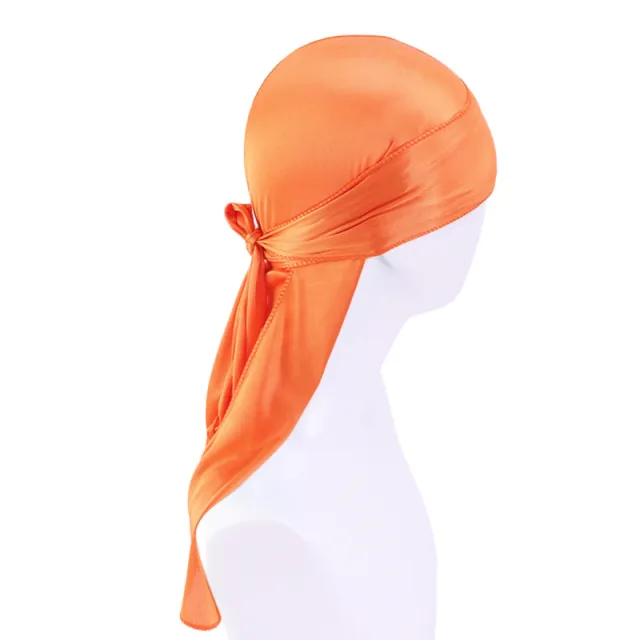 Fashion Personality Silk Strap Tam o' shanter Orange - Shop at LoveMi