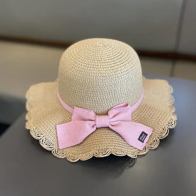 Girls Summer New Straw Hat Bag Set Khaki Hat - Shop at LoveMi