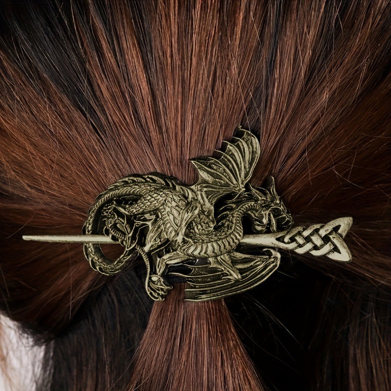 Retro Viking Dragon Hairpin Women's Headdress Nordic 5